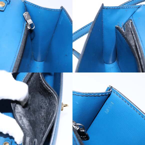 LOUIS VUITTON Epi Pochette Arche Shoulder Bag Blue M52575 - Picture 12 of 12